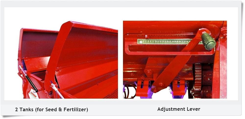 Combined Grain Seed Drill Trailed Type