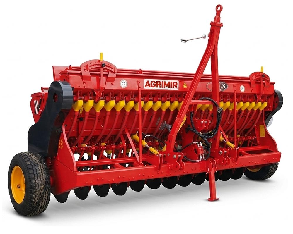 Combined Grain Seed Drill Trailed Type - Double Disc