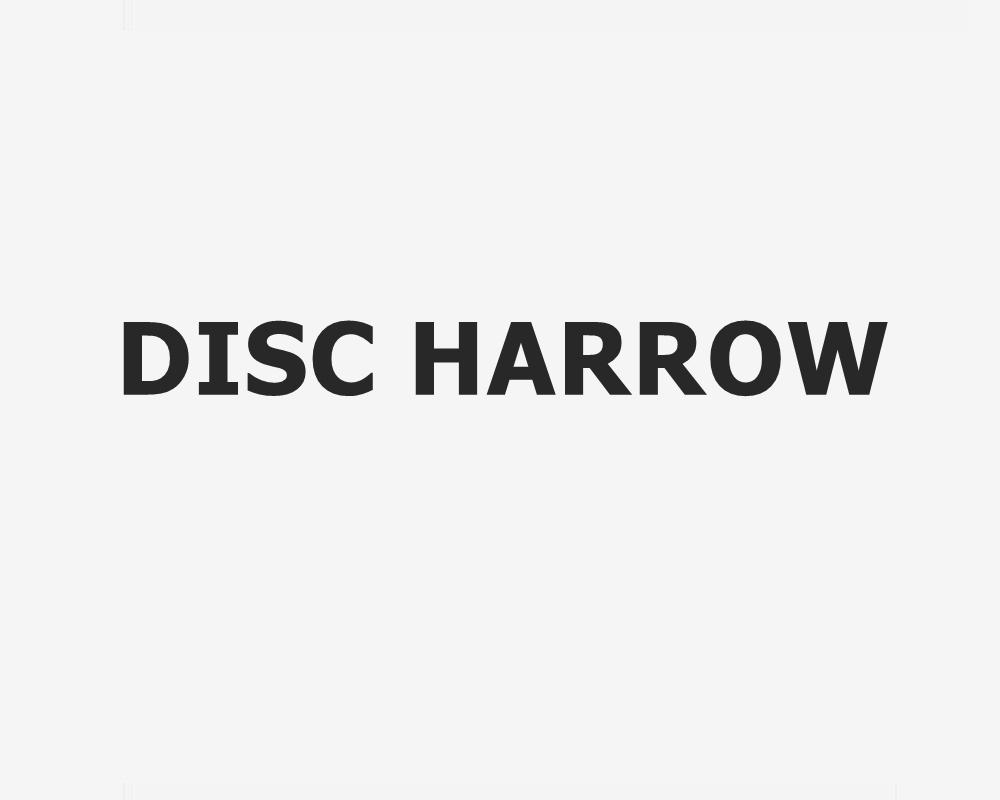 DISC HARROWS 